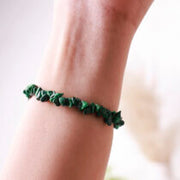 Malachite Chips Bracelet